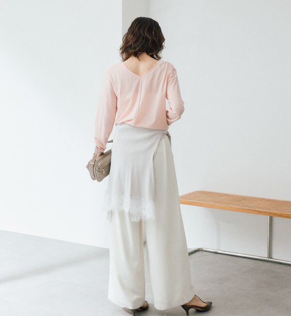  「予約【着回し力抜群】2wayセミシアーロンTee」|Tシャツ・カットソー|