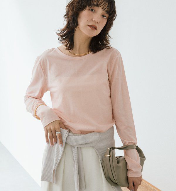  「予約【着回し力抜群】2wayセミシアーロンTee」|Tシャツ・カットソー|