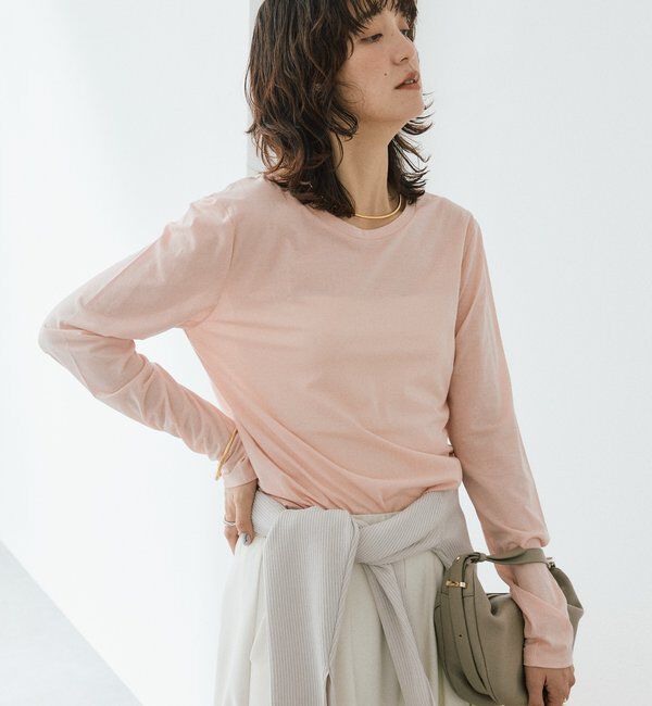  「予約【着回し力抜群】2wayセミシアーロンTee」|Tシャツ・カットソー|