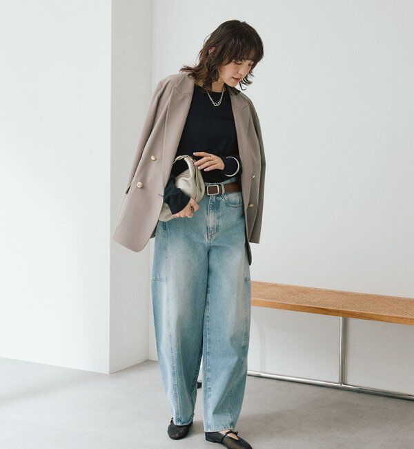  「予約【着回し力抜群】2wayセミシアーロンTee」|Tシャツ・カットソー|