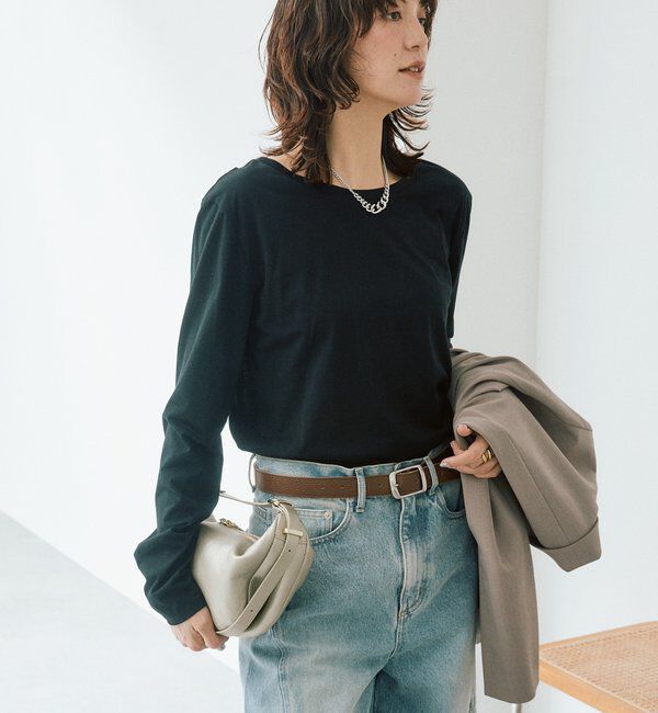  「予約【着回し力抜群】2wayセミシアーロンTee」|Tシャツ・カットソー|