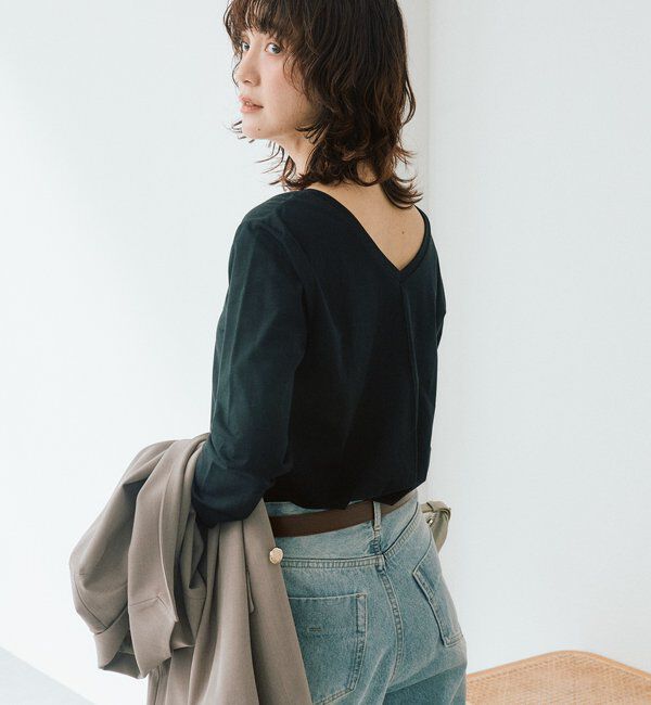  「予約【着回し力抜群】2wayセミシアーロンTee」|Tシャツ・カットソー|