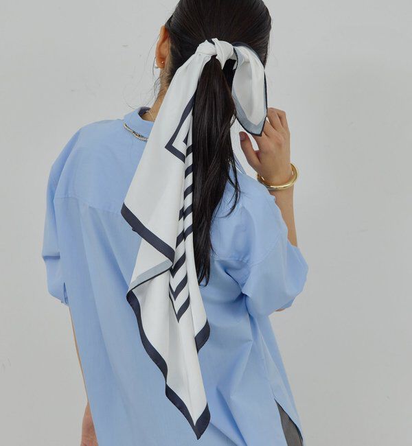  「【MANAKAコラボ】スカーフセットシャツ」|シャツ・ブラウス|