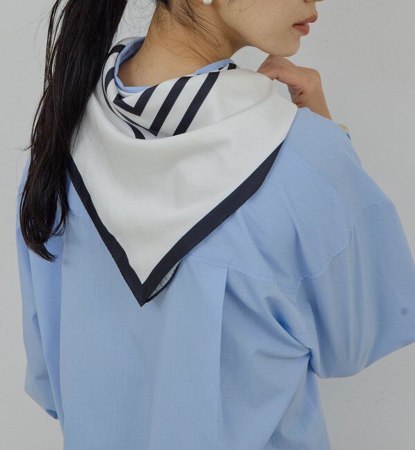  「【MANAKAコラボ】スカーフセットシャツ」|シャツ・ブラウス|