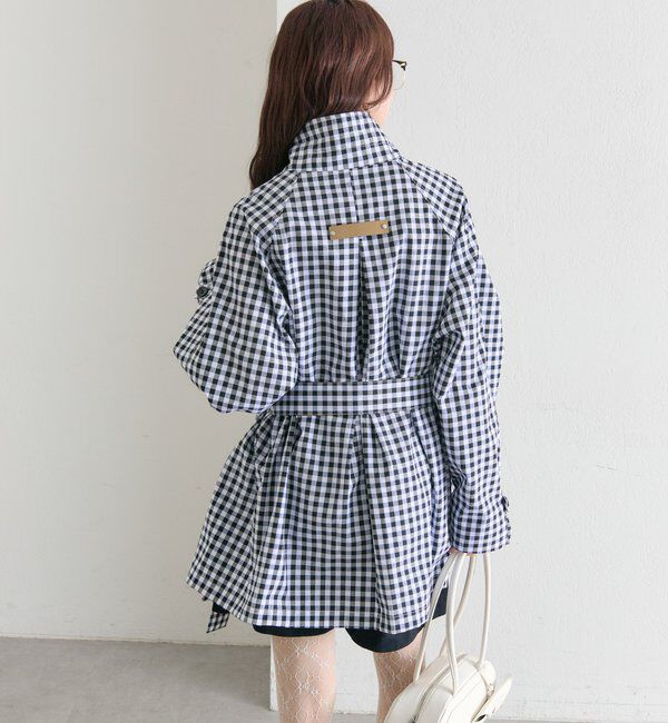  「スタンドカラーミドルトレンチ」|トレンチコート|