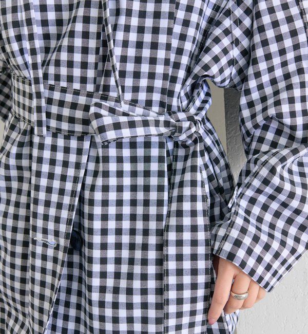  「スタンドカラーミドルトレンチ」|トレンチコート|