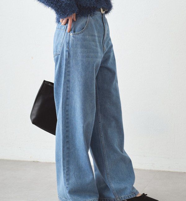  「ワイドデニムパンツ」|デニム|