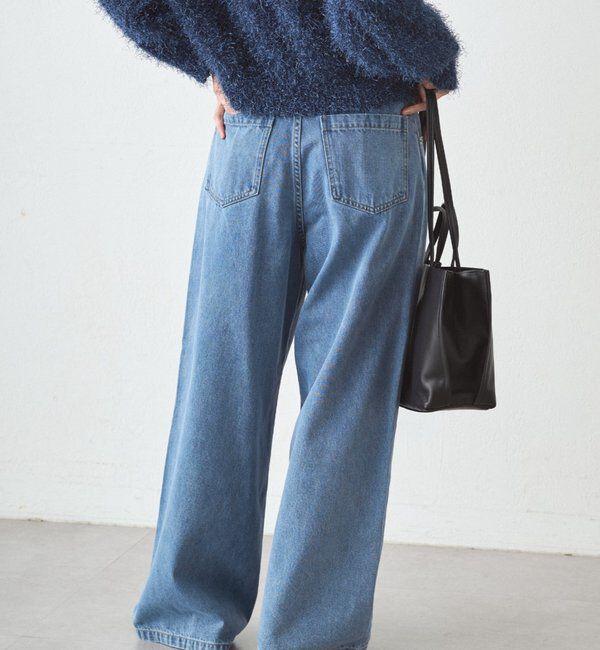  「ワイドデニムパンツ」|デニム|
