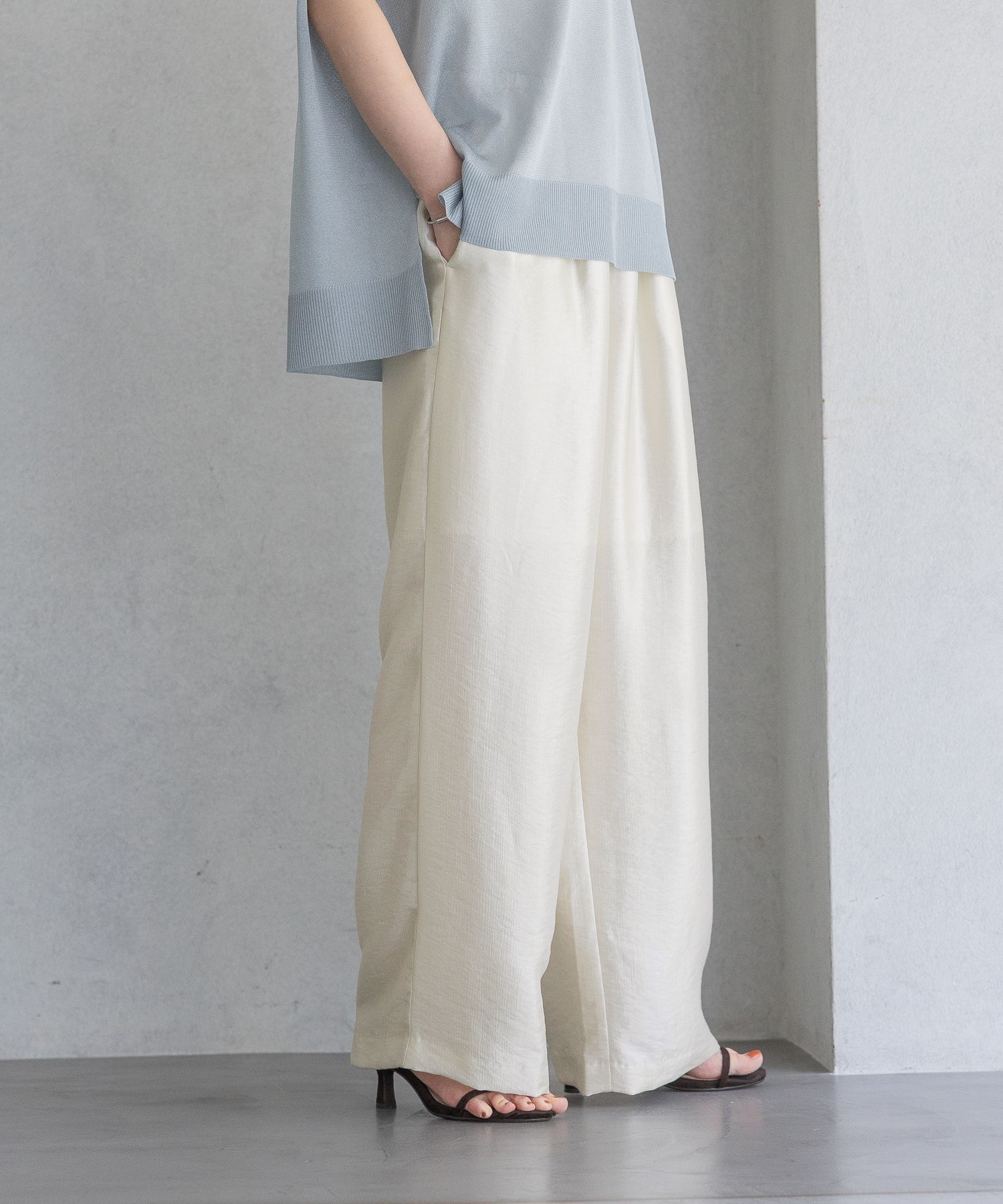A part by 「ブライトイージーパンツ」|その他|ナチュラル