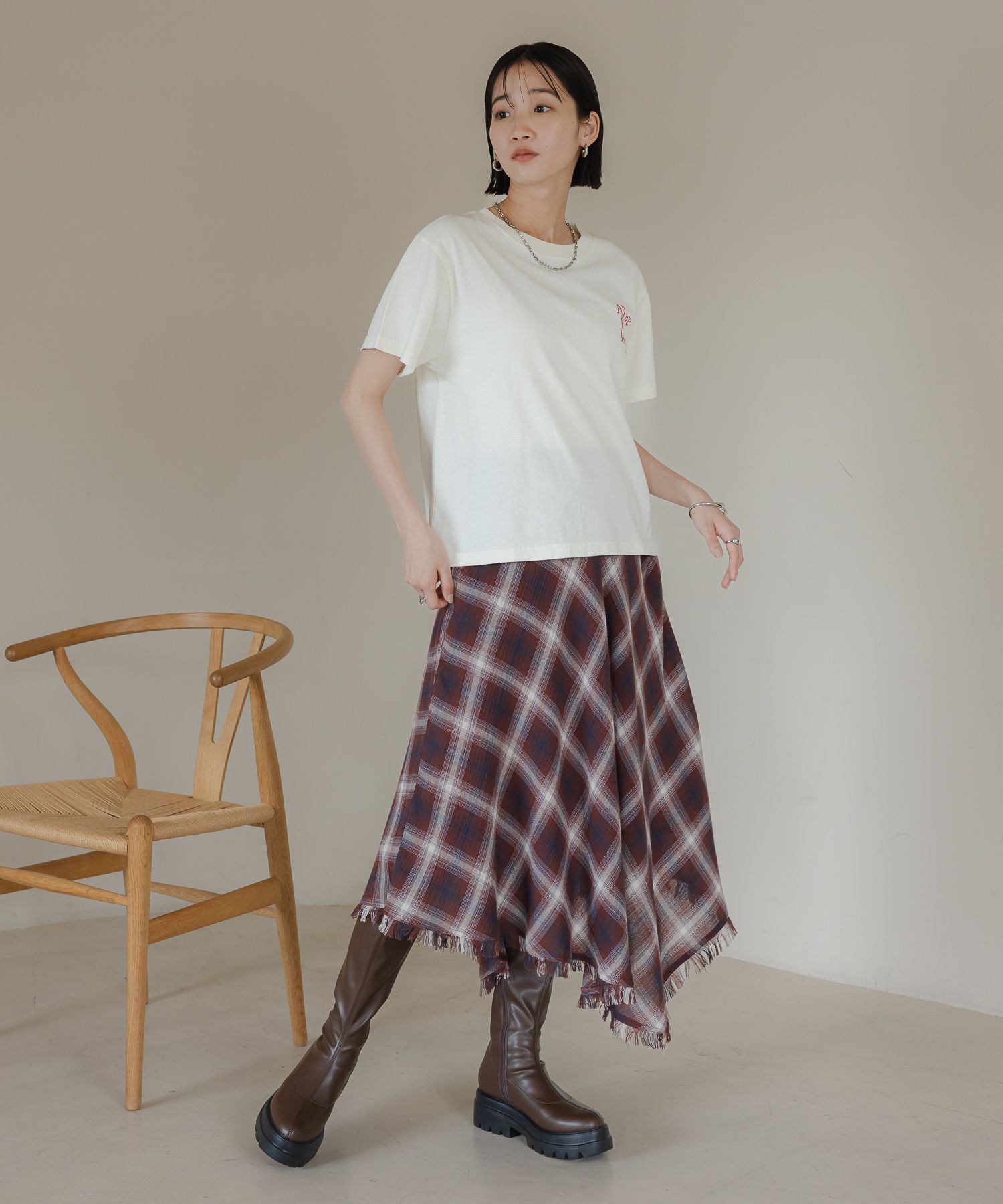 LOWRYS FARM「ヴィンテージロゴＴＥＥ」|Tシャツ・カットソー|