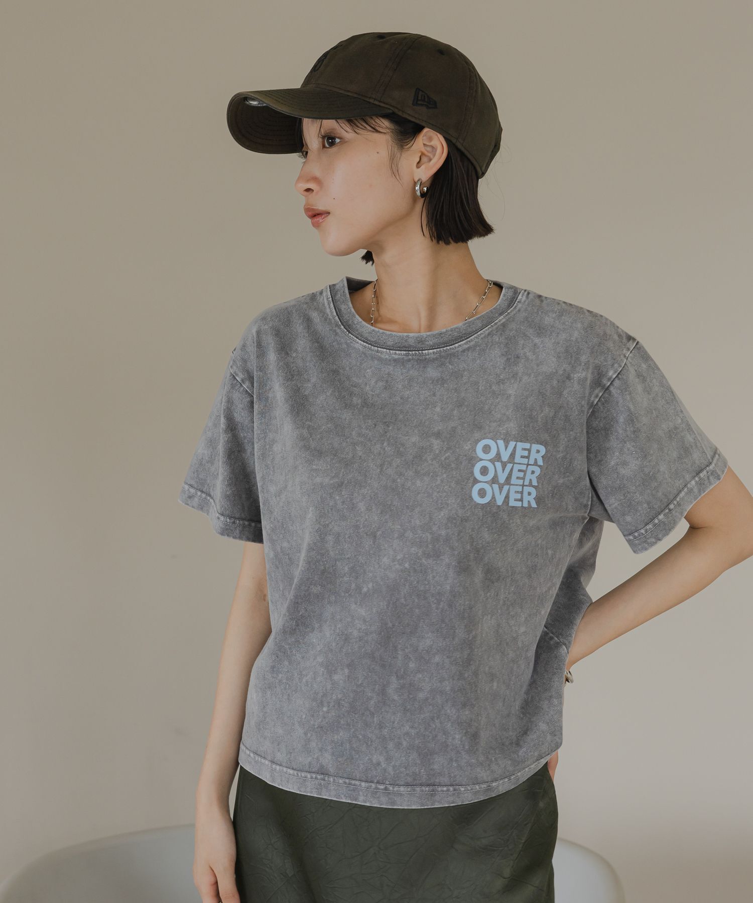 LOWRYS FARM「ヴィンテージロゴＴＥＥ」|Tシャツ・カットソー|GRY2