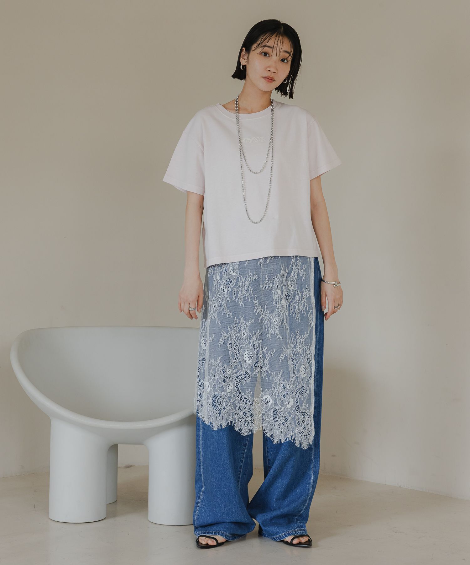 LOWRYS FARM「ヴィンテージロゴＴＥＥ」|Tシャツ・カットソー|