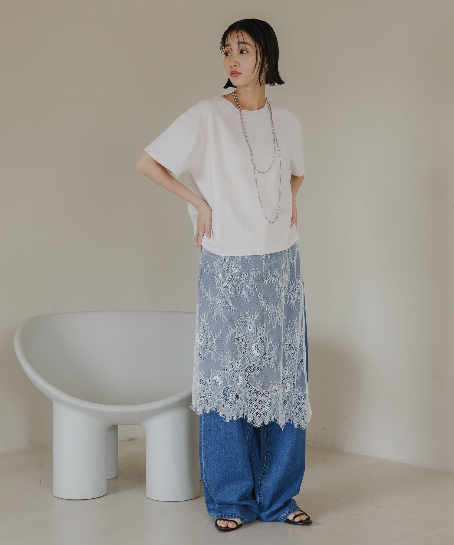 LOWRYS FARM「ヴィンテージロゴＴＥＥ」|Tシャツ・カットソー|