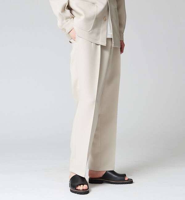 ABAHOUSE「【セットアップ対応】スモーキー ワイド イージーパンツ」|その他|アイボリー