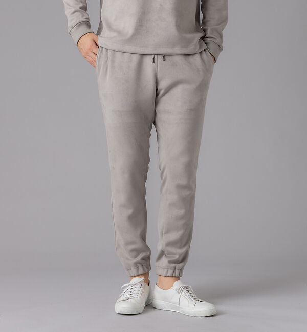 ABAHOUSE「【セットアップ対応】シルキー ネオスエード ジョガーパンツ」|その他|ライトグレー