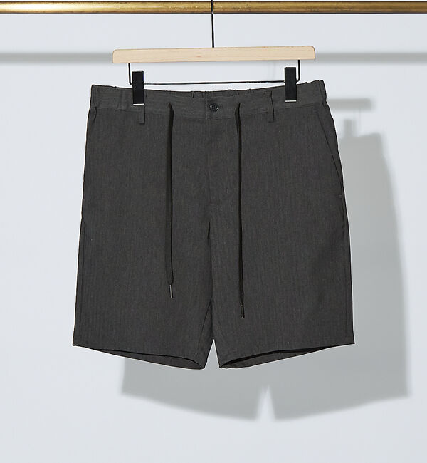 ABAHOUSE「【ハイパーストレッチ】ヘリンボーン ショートパンツ / ショーツ」|その他|ブラック