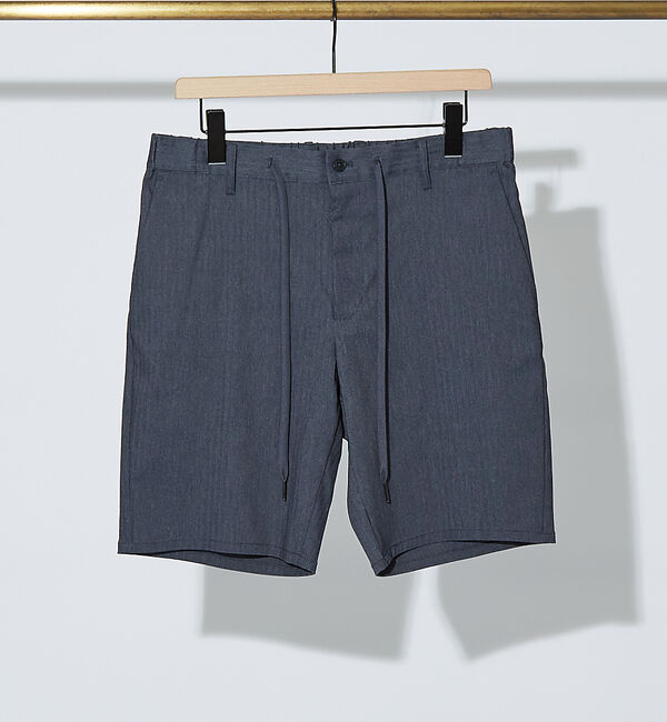 ABAHOUSE「【ハイパーストレッチ】ヘリンボーン ショートパンツ / ショーツ」|その他|ネイビー
