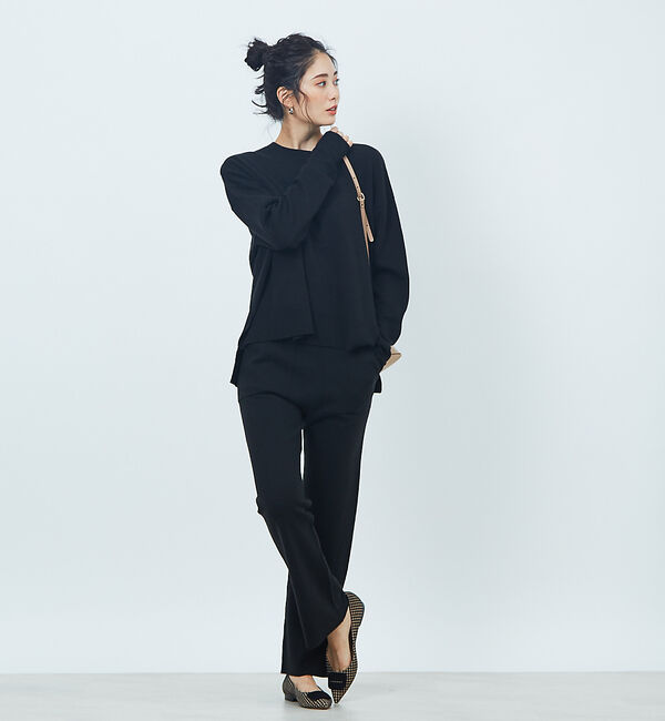 Rouge vif「ポケット付きウール混ニットパンツ」|その他|