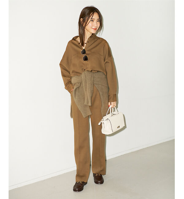 Rouge vif「【東原妙子さんコラボ】ツイルソフトフレアパンツ」|その他|