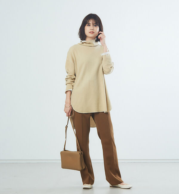 Rouge vif「【東原妙子さんコラボ】ツイルソフトフレアパンツ」|その他|