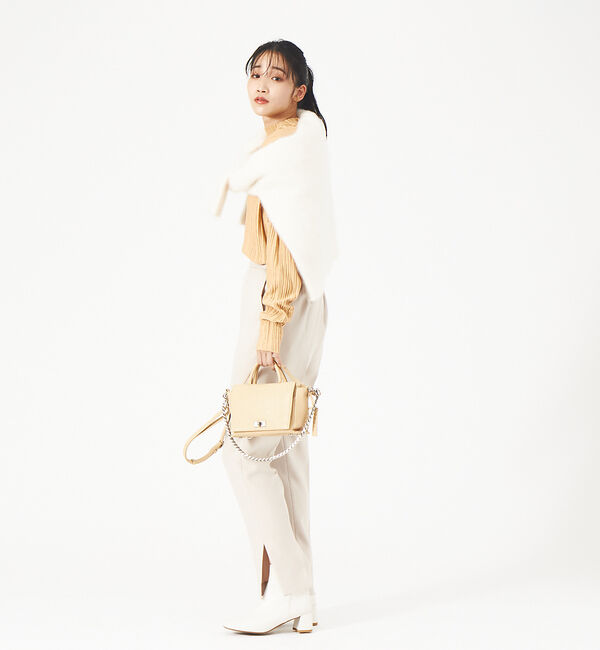 Rouge vif「パウダリーストレッチスリットパンツ」|その他|