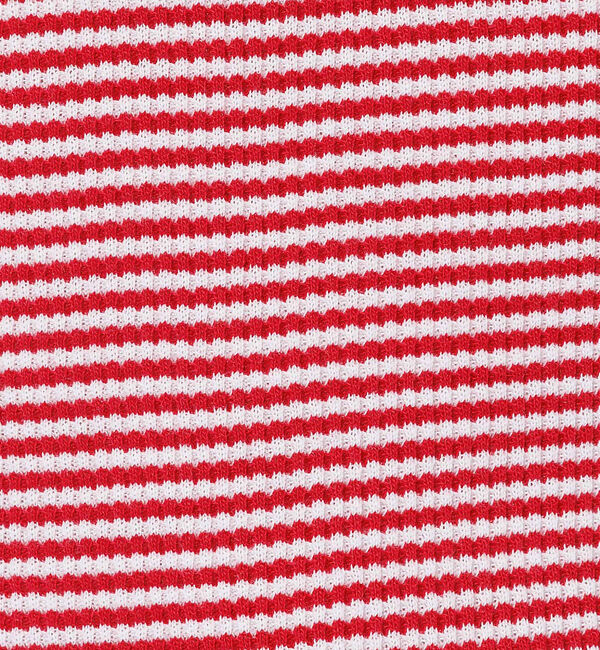 Rouge vif「【FRUIT OF THE LOOM】ボーダーTシャツ / ワッフル / 半袖」|Tシャツ・カットソー|