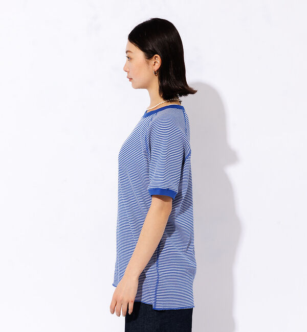 Rouge vif「【FRUIT OF THE LOOM】ボーダーTシャツ / ワッフル / 半袖」|Tシャツ・カットソー|