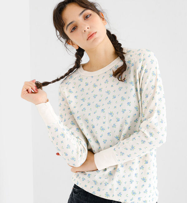 Rouge vif「【JEMORGAN / ジェーイーモーガン】ワッフルラグランロンＴ / パック入」|Tシャツ・カットソー|その他1