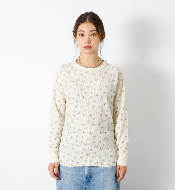 Rouge vif「【JEMORGAN / ジェーイーモーガン】ワッフルラグランロンＴ / パック入」|Tシャツ・カットソー|