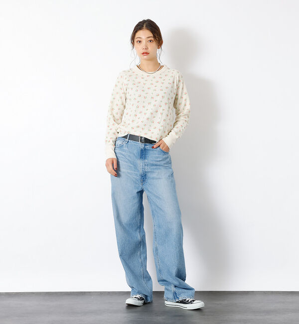 Rouge vif「【JEMORGAN / ジェーイーモーガン】ワッフルラグランロンＴ / パック入」|Tシャツ・カットソー|