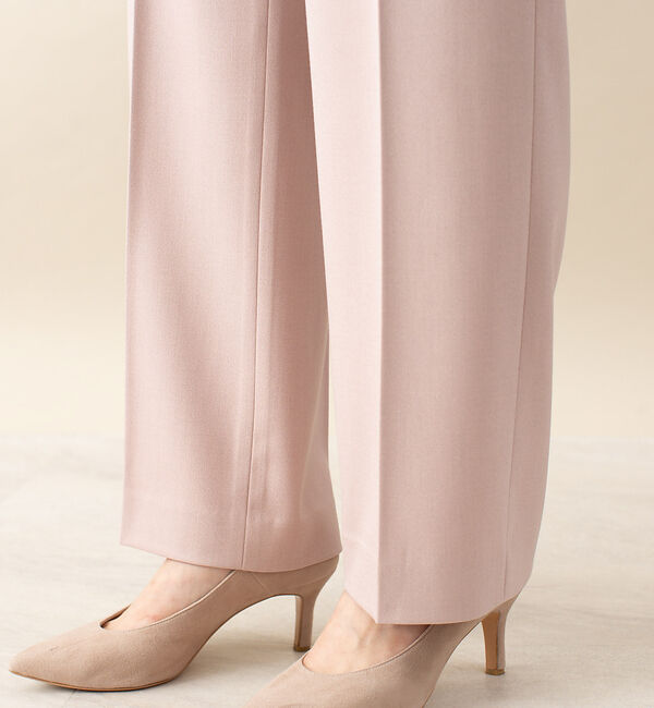 qualite「ブライトサージストレートパンツ(通常丈)」|その他|