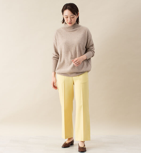 qualite「ブライトサージストレートパンツ(通常丈)」|その他|