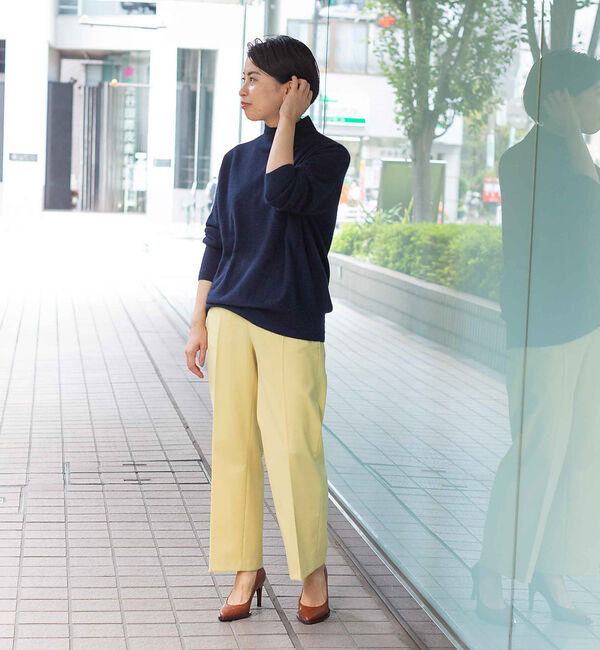 qualite「ブライトサージストレートパンツ(通常丈)」|その他|