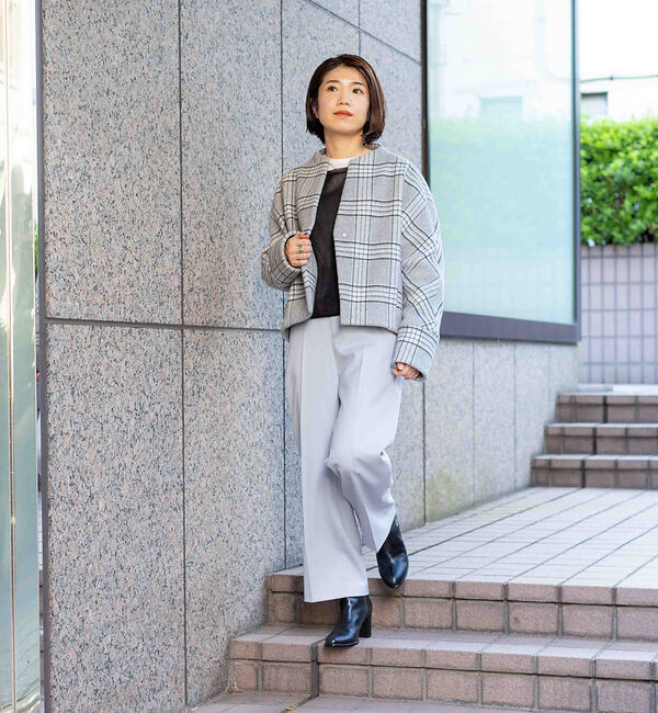 qualite「ブライトサージストレートパンツ(通常丈)」|その他|