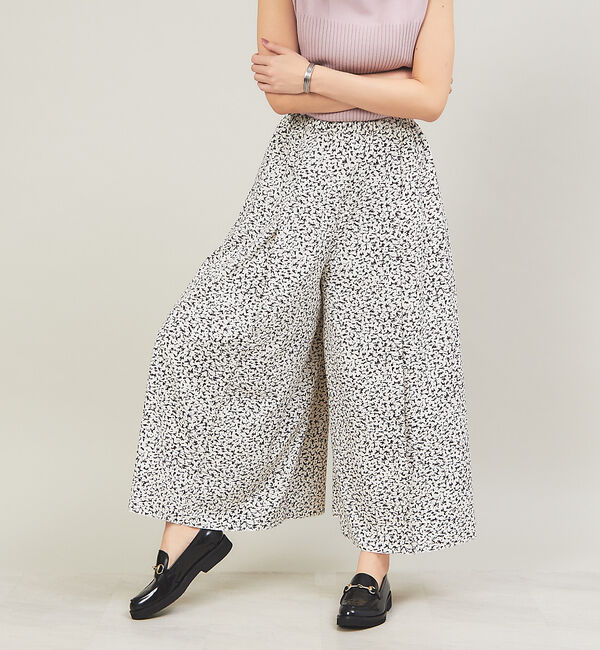 qualite「【WEB・一部店舗限定】マーブルフレアパンツ」|その他|