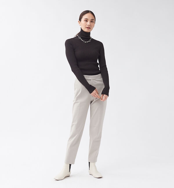 qualite「《2021新色登場》ストレッチシガレットパンツ」|その他|