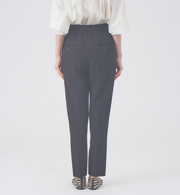 qualite「【新色登場】【セットアップ対応】ダブルクロスハイウエストテーパードパンツ」|その他|