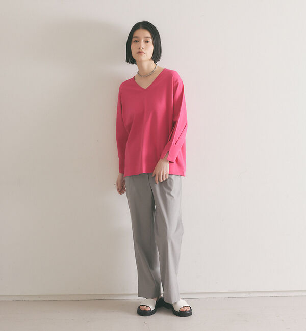 qualite「シャンブレーストレートパンツ」|その他|