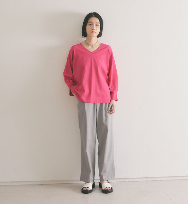 qualite「シャンブレーストレートパンツ」|その他|