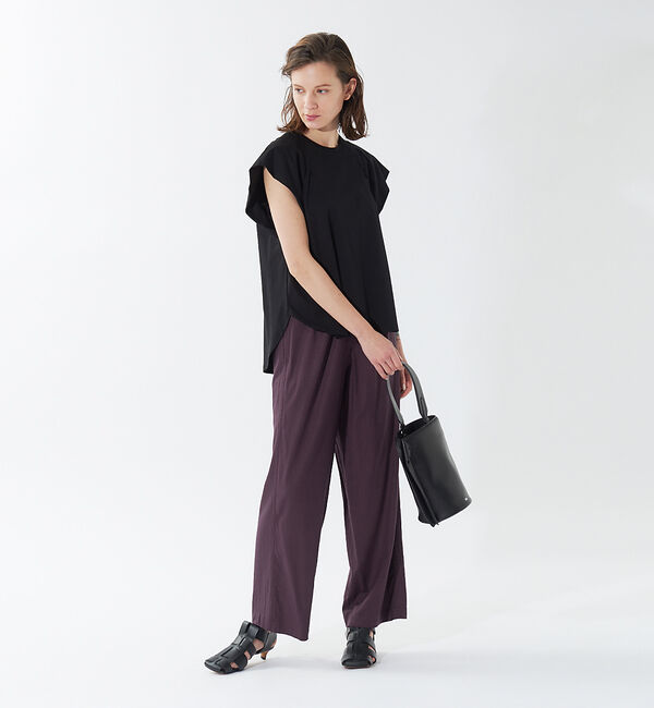 qualite「《セットアップ対応》ブライトリネンパンツ」|その他|