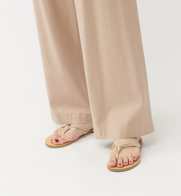 qualite「《セットアップ対応》ブライトリネンパンツ」|その他|