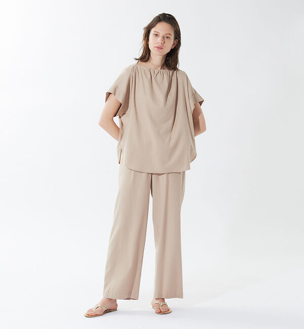 qualite「《セットアップ対応》ブライトリネンパンツ」|その他|