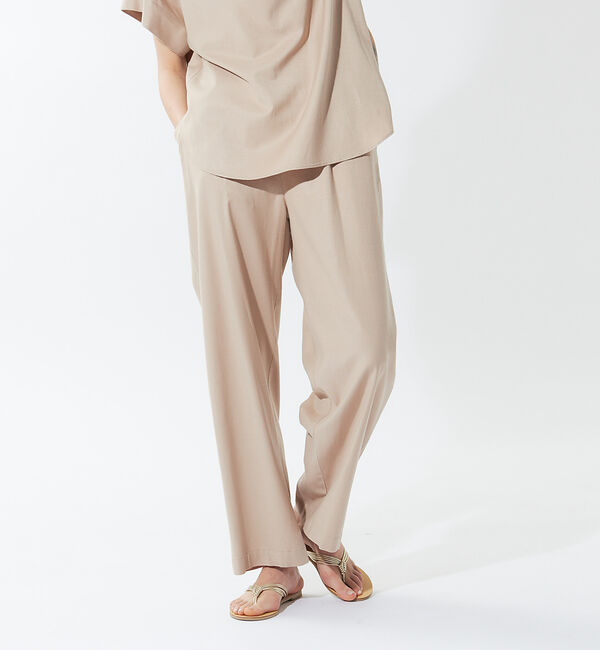 qualite「《セットアップ対応》ブライトリネンパンツ」|その他|