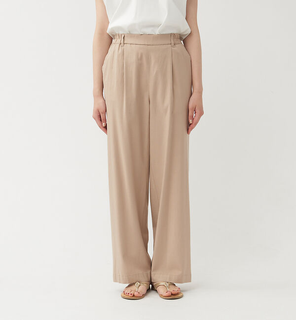 qualite「《セットアップ対応》ブライトリネンパンツ」|その他|