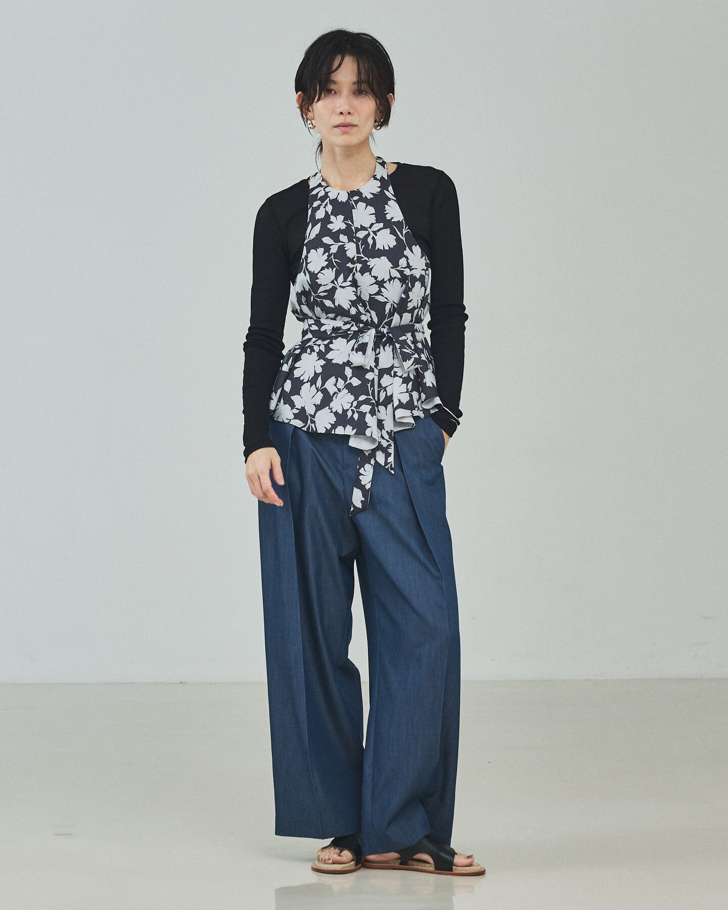 qualite「【セットアップ対応】テンセルハイツイストワイドパンツ【予約】」|その他|