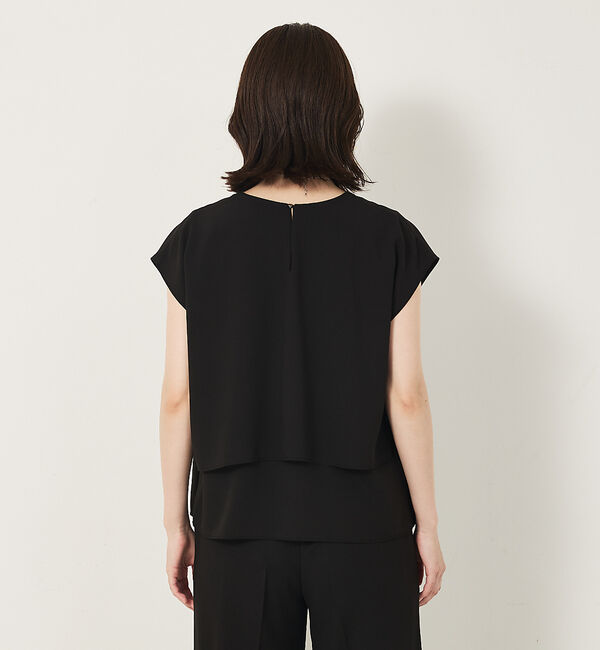 abahouse mavie「【２点セットアップ/エニデイカセット・サマー】ジョーゼット ブラウス＆パンツセッ」|シャツ・ブラウス|