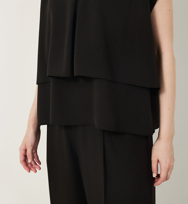 abahouse mavie「【２点セットアップ/エニデイカセット・サマー】ジョーゼット ブラウス＆パンツセッ」|シャツ・ブラウス|