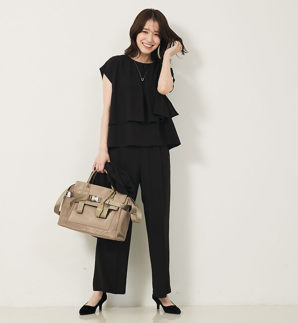 abahouse mavie「【２点セットアップ/エニデイカセット・サマー】ジョーゼット ブラウス＆パンツセッ」|シャツ・ブラウス|