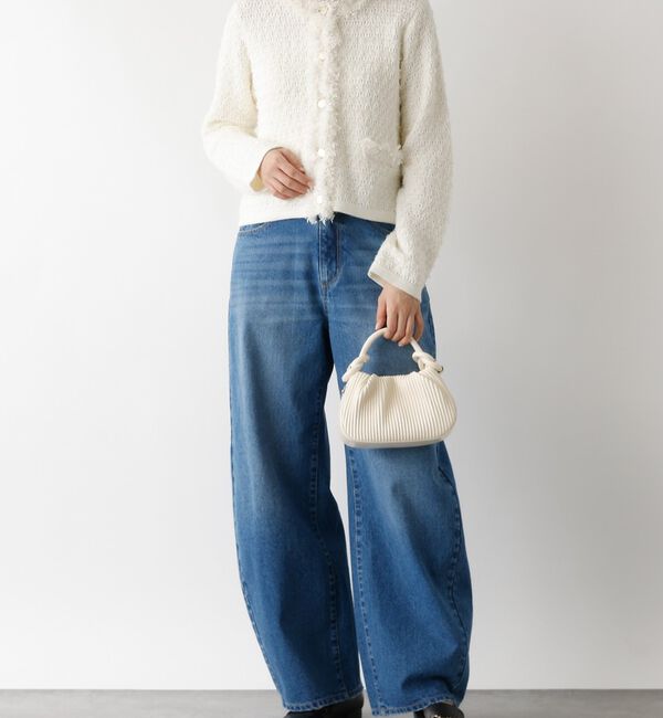 abahouse mavie「ツィードニットジャケット」|カーディガン|