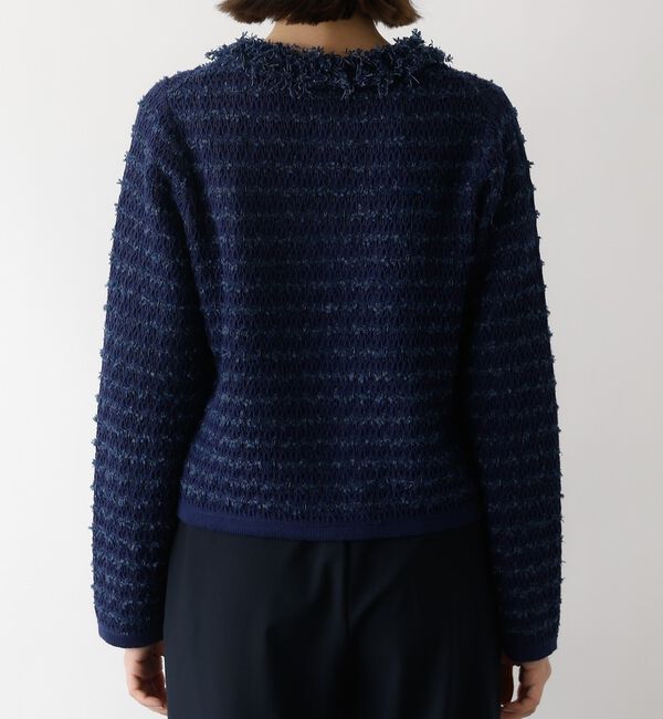 abahouse mavie「ツィードニットジャケット」|カーディガン|